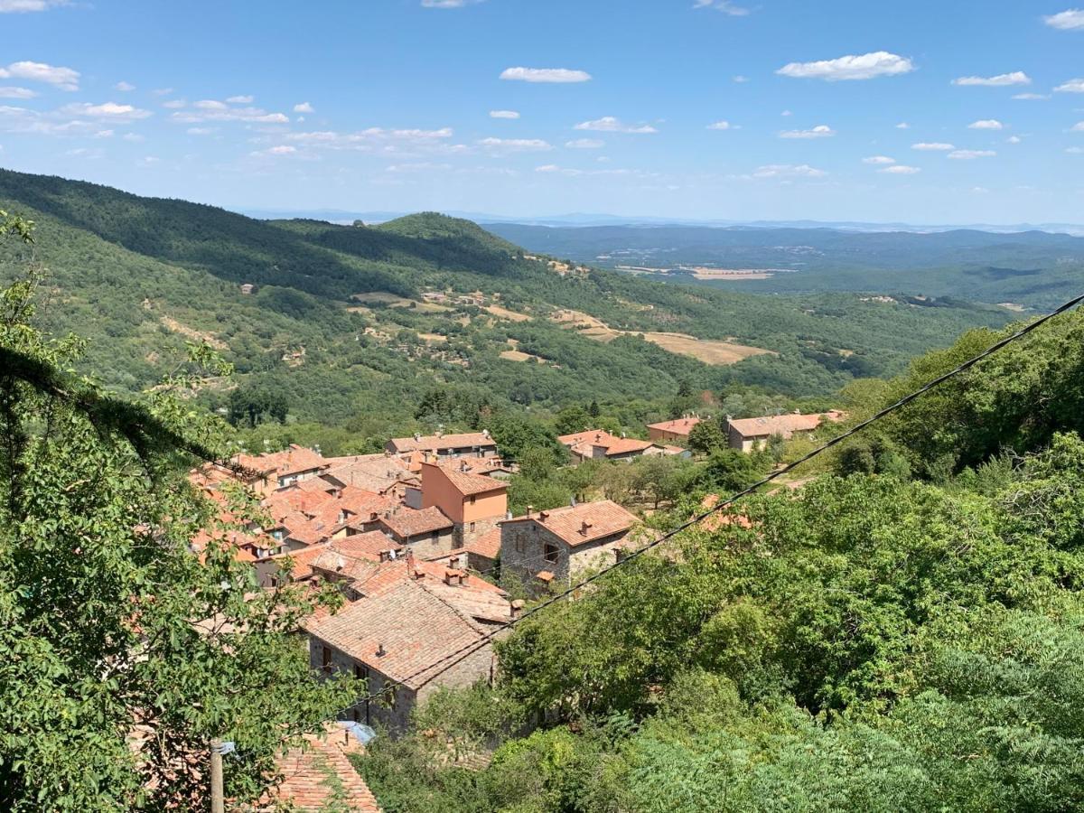 Appartamento Casa Torre Sinibaldi a Montieri Esterno foto