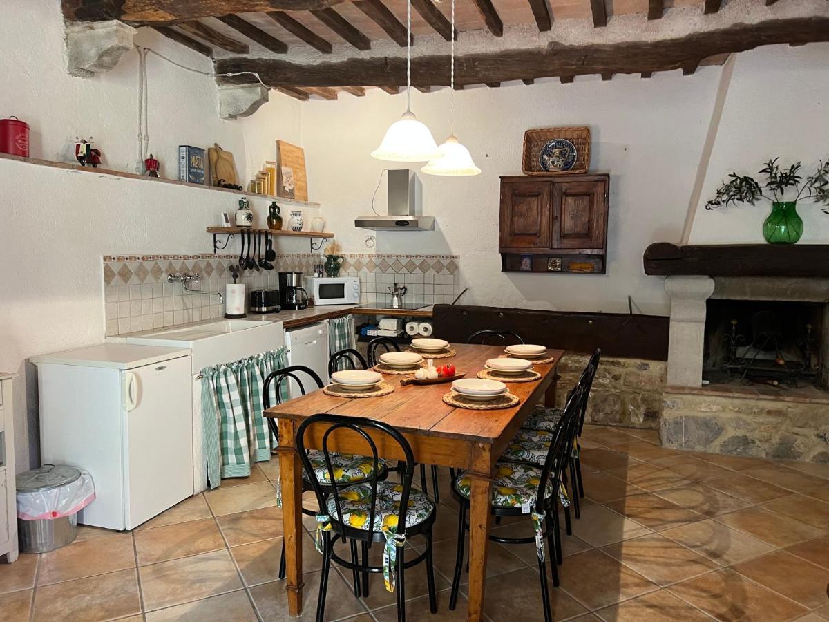 Appartamento Casa Torre Sinibaldi a Montieri Esterno foto